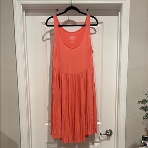 Torrid Coral Sleeveless Dress
